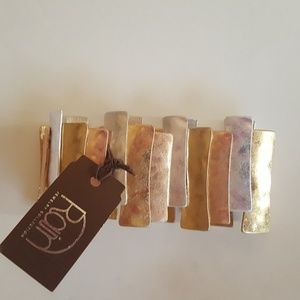 NWT Multi Metal Stacks Bracelet